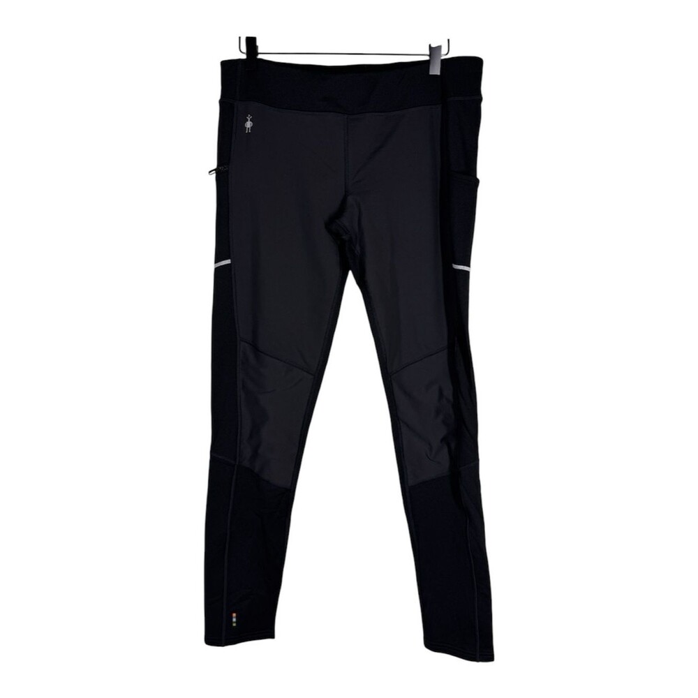 Smartwool Women's Merino Sport Fleece Wind Tight Pants Leggings Black Large